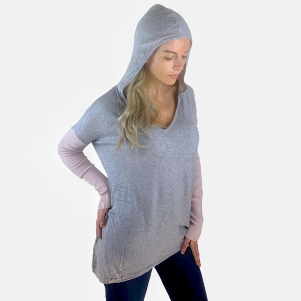Lemon Collection Bella Cashmere Hooded Sweater